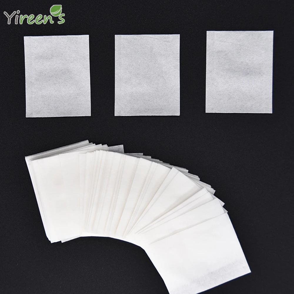 Wholesale 10,000pcs 50 X 60mm Empty Tea Bag Heat Sealing Coffee Filters, No Leakage Of Herbal Plant Powder