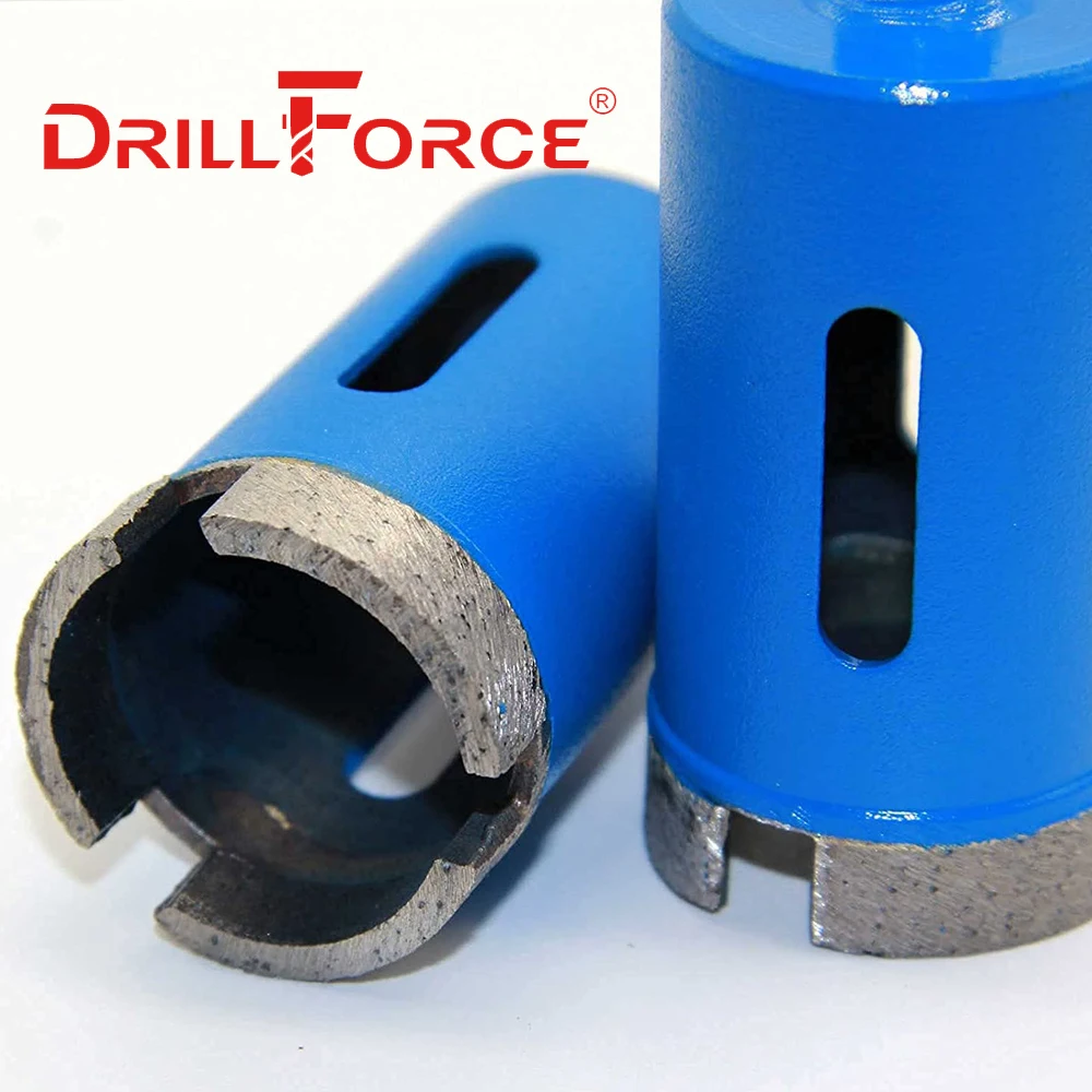 Drillforce 6-100 مللي متر مثقاب نواة الماس تلبد قطاعات هول المنشار فتاحة للرخام الجرانيت بلاط طوبي السيراميك ملموسة
