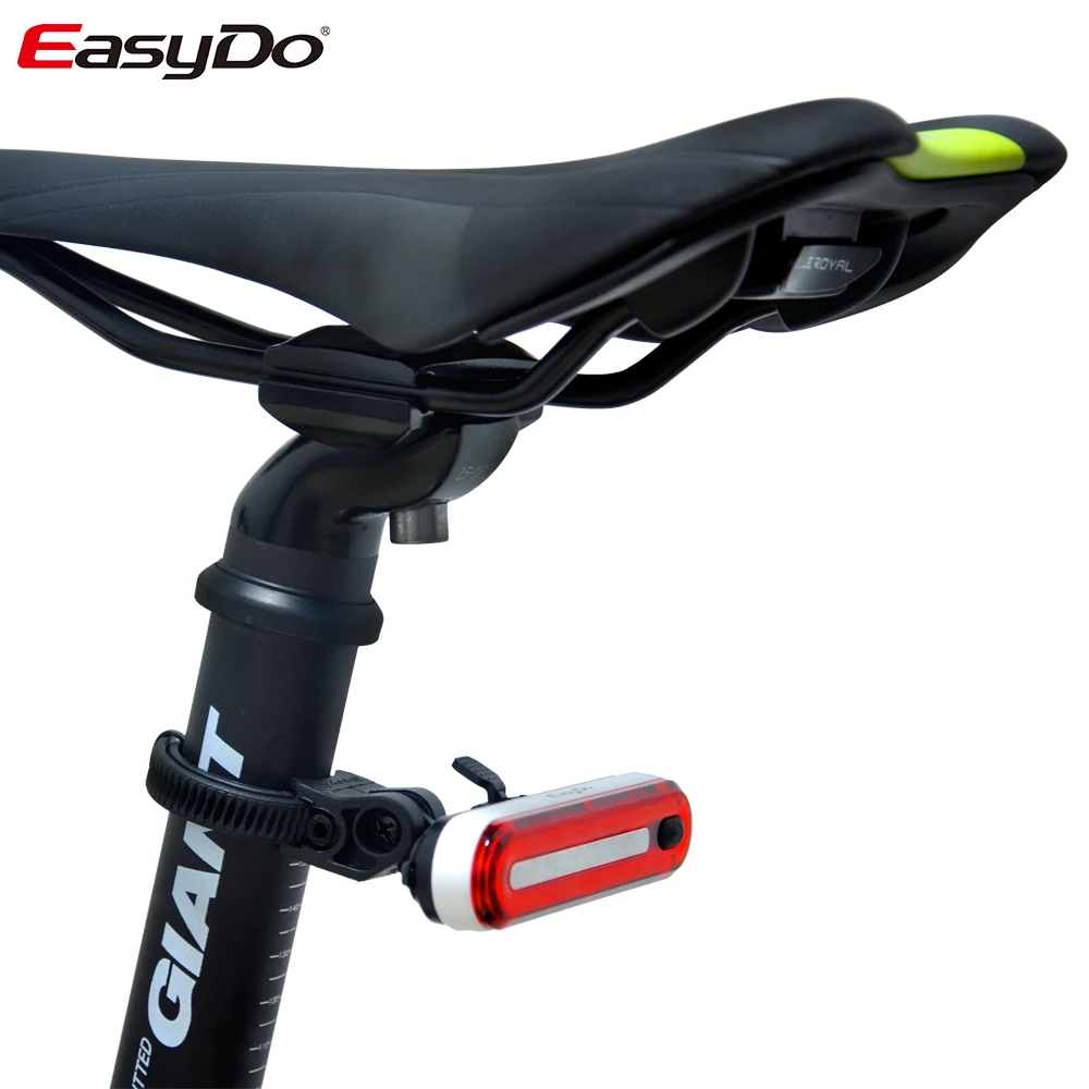 EasyDo-luz trasera para bicicleta de montaña, lámpara de seguridad de advertencia, brillante, accesorios para bicicleta