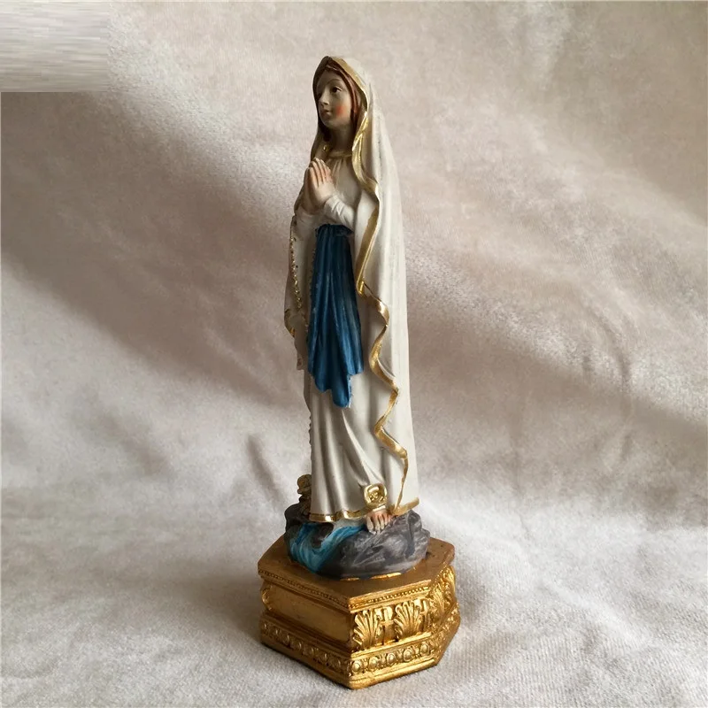 VIRGIN MARY ART SCULPTURE FIGURINE HAODESA PSYCHOLOGICAL SANDBOX EQUIPMENT STATUE RESIN CRAFT HOME DECORATION ORNAMENT R4590