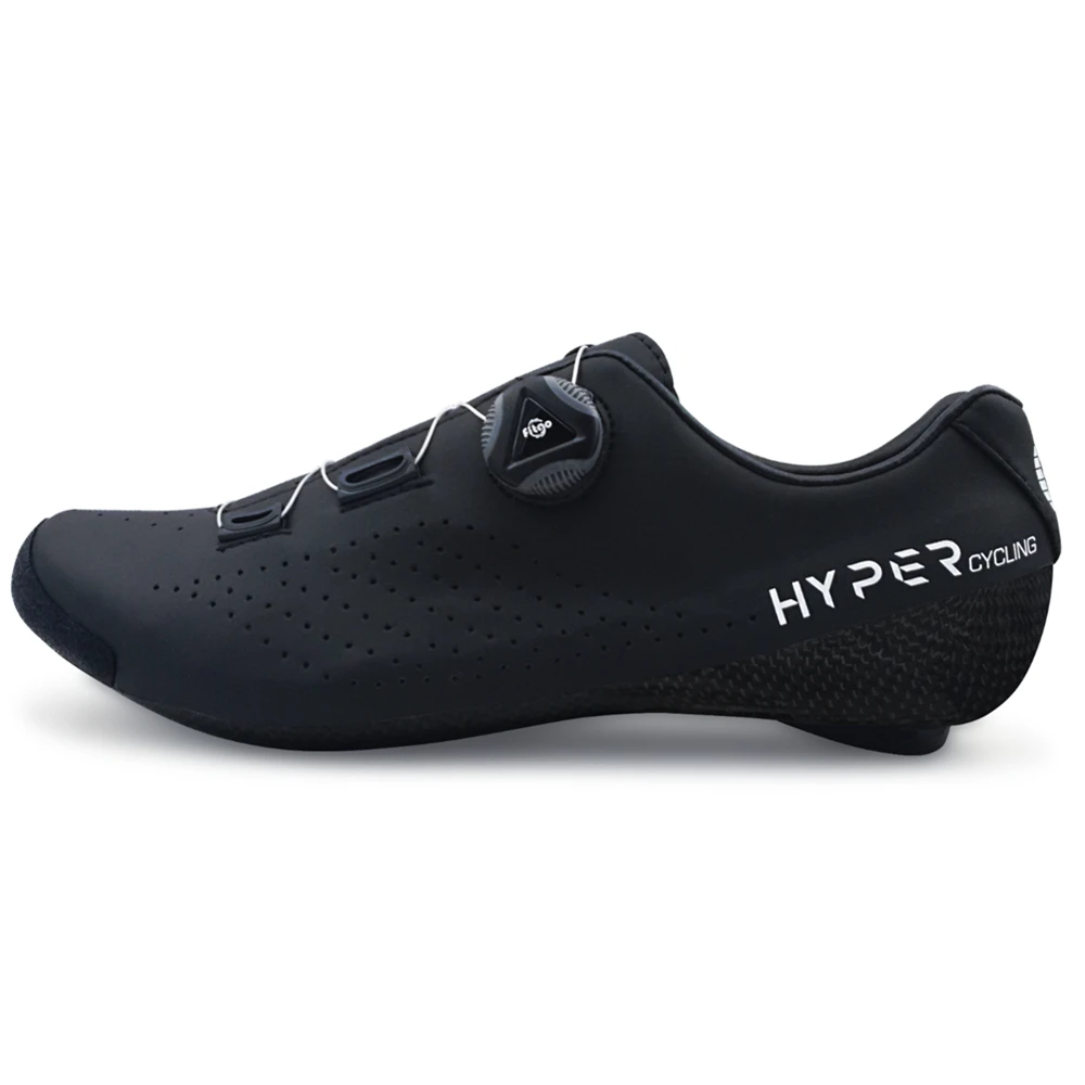 

Hyper Cycling C8 Black Road shoe Carbon Cycling shoe Carbon road shoe Carbon Cycling shoe Professional Road Lake BONT Verducci