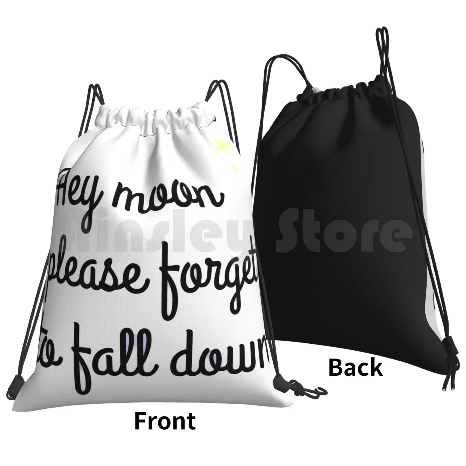 Northern Downpour Lyric Art Backpack Drawstring Bags Gym Bag Waterproof Panic Panic Atthedisco P Atd Ryden Brendon Urie