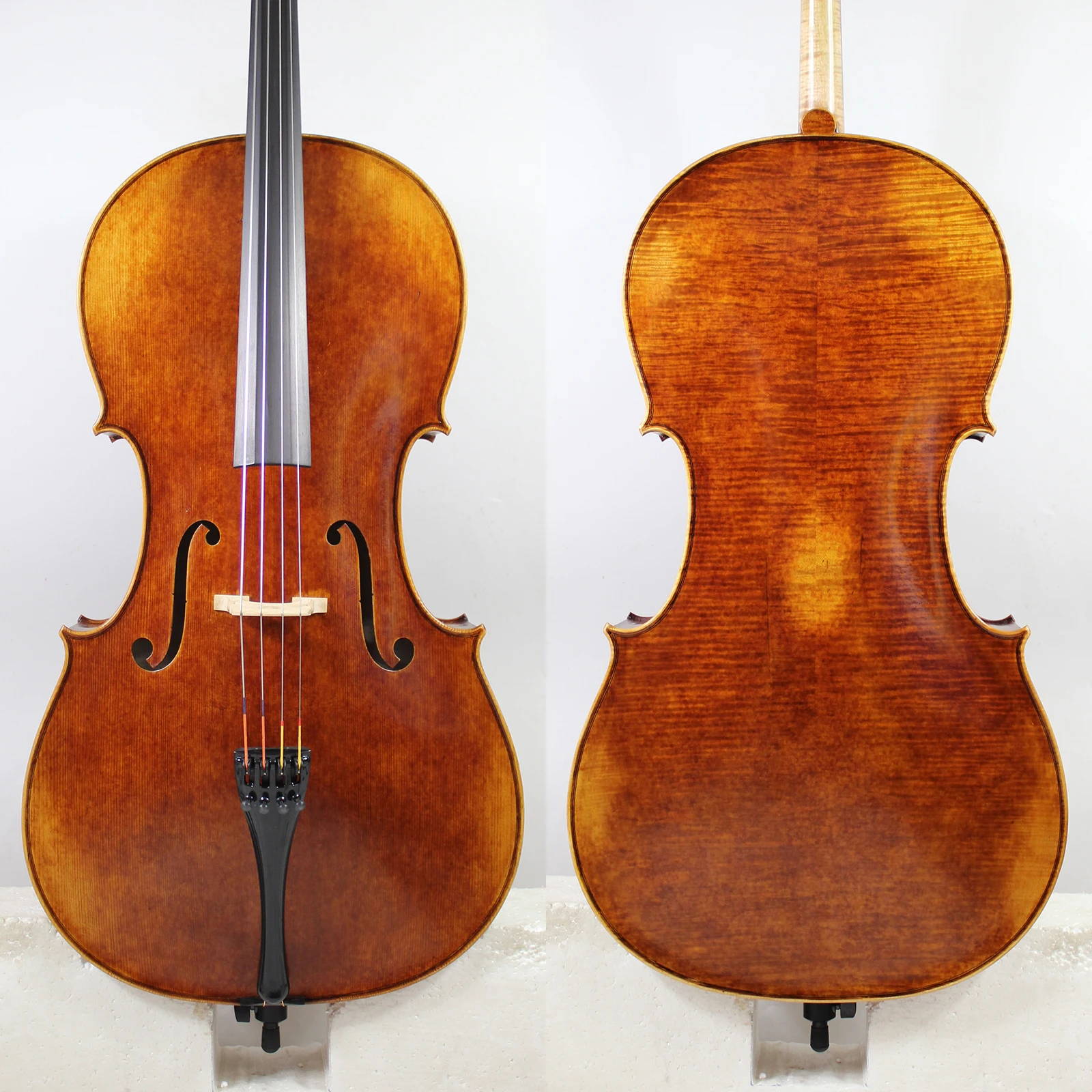 

Stradivari 1712 Davidov Cello, Master Level, 4, 4 Antique Varnish for All European Wood