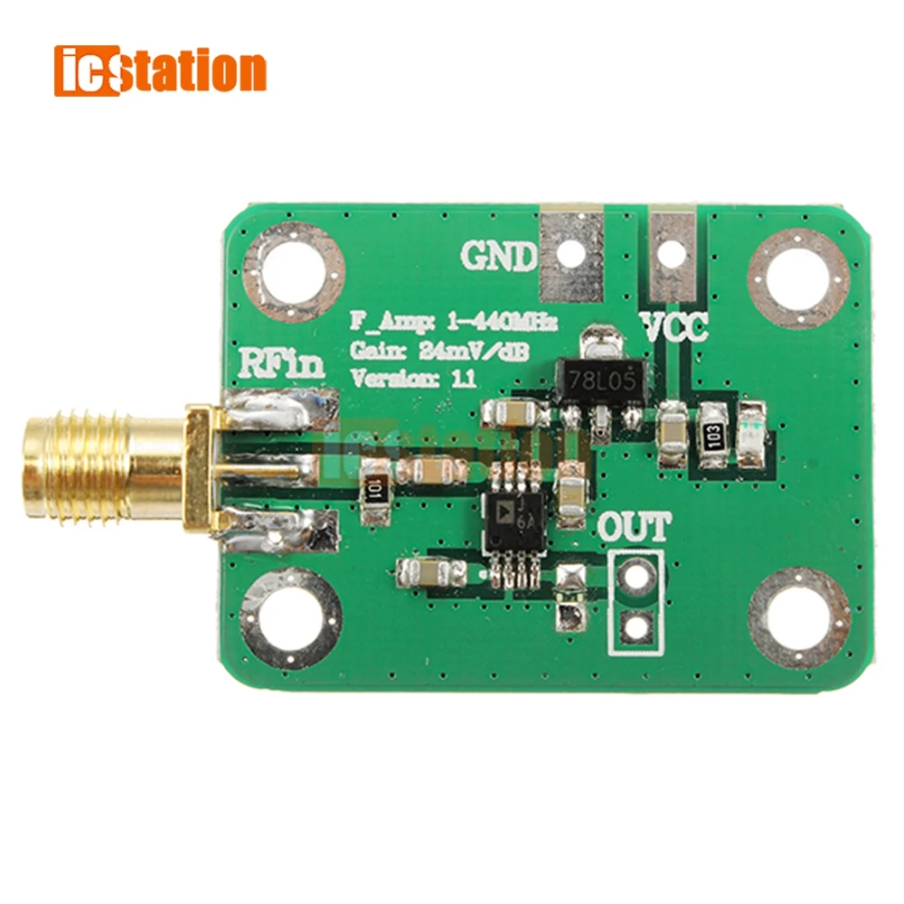 AD8310 0.1--440MHz High-speed H- frequency RF logarithmic detector power meter module FOR amplifier