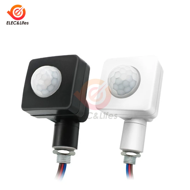 Mini Human Body Infrared Sensor Ultra-thin Infrared Body Sensor Switch LED Flood light PIR Motion Sensor Adjustable Smart Switch