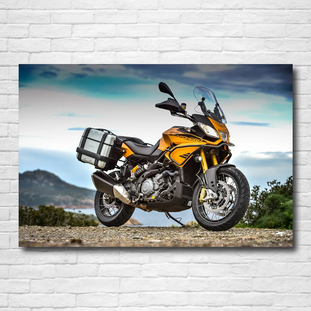 Aprilia Caponord 1200 Rally Motorcycles Wallpaper Wall Art Posters and Prints Modern Canvas Painting for Home Decor