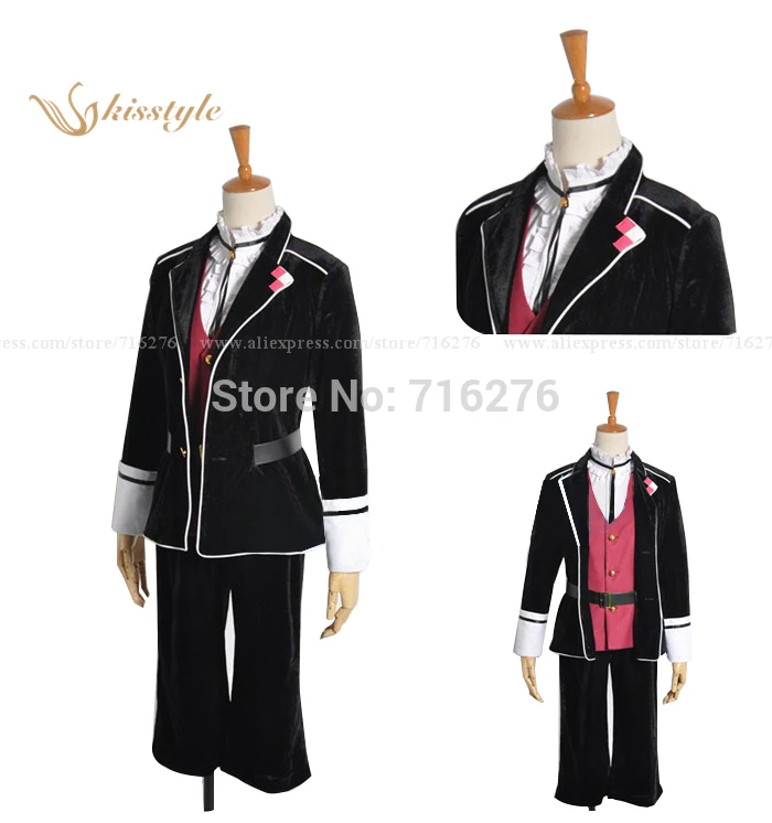 Kisstyle Fashion Anime Diabolik Lovers Sakamaki Kanato Cloth Uniform Cosplay Costume