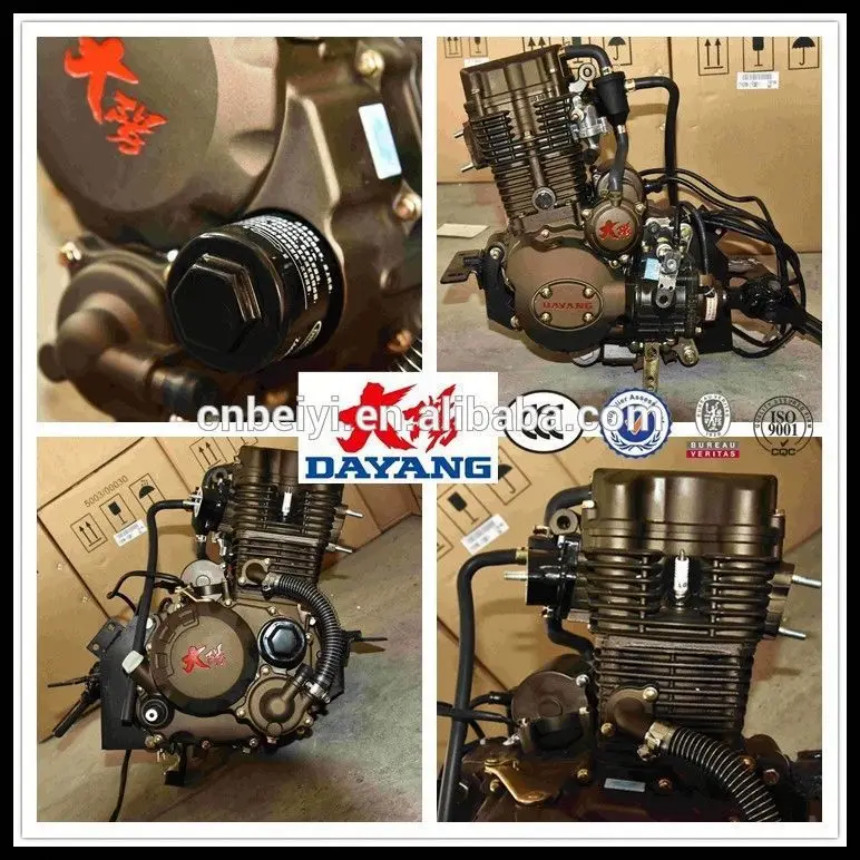 1 Cylinder Four Stroke Water Cooled Loncin 200cc 3 Wheel Motorcycle Engine