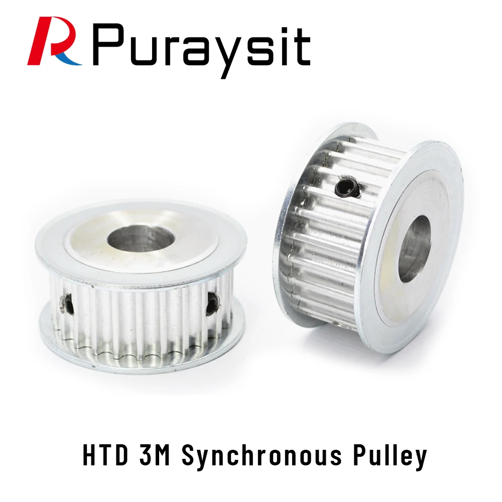 Timing Pulley HTD 3M Gear Pulley Synchronous 20 Teeth Width 15mm Bore 6.35 8 12mm for DIY CO2 Laser Engraving Cutting Machine