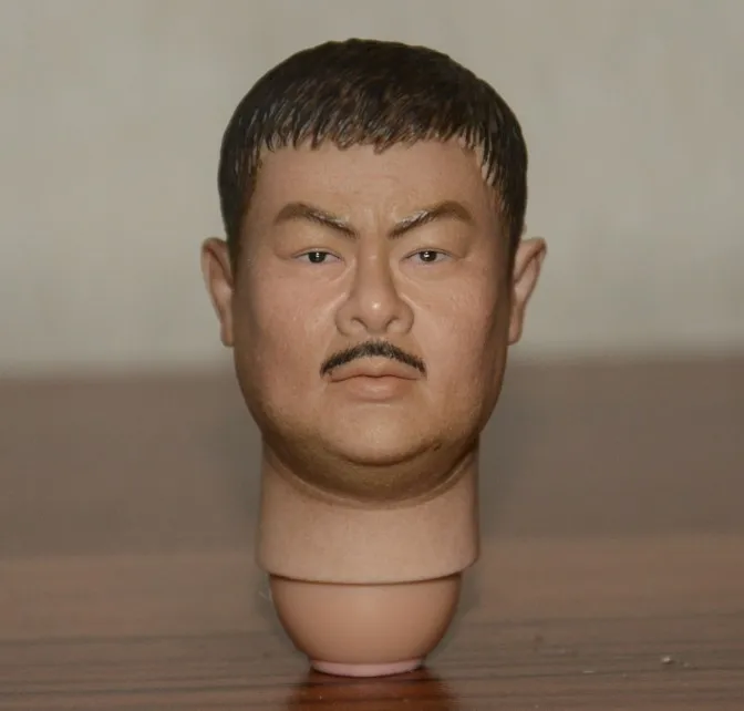 

1:6 Fat Tang/ Lam Suet Head Sculpture A B Model ZCWO PTU Hong Kong Policeman for 12" Action Figure Doll Collection