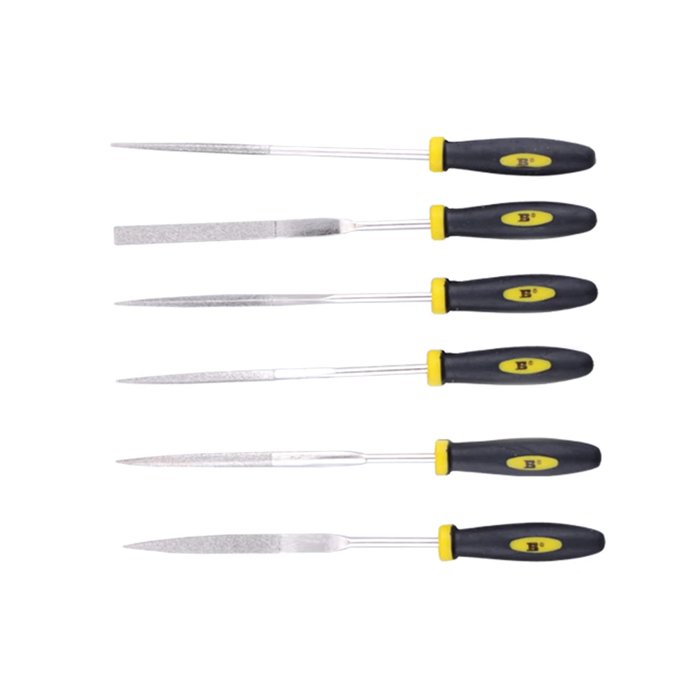 SIJIBOSI 145mm 6Pcs Diamond File Set