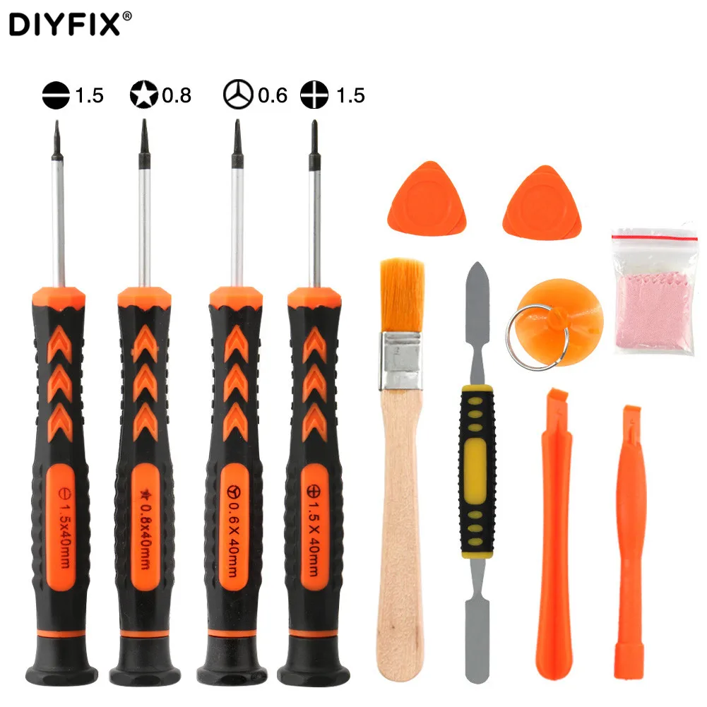 

12in1 Multi-function Screwdriver Set For Mobile Phone Computer Tablet Clock Glasses Precision Electronic Disassembly Repair Kit