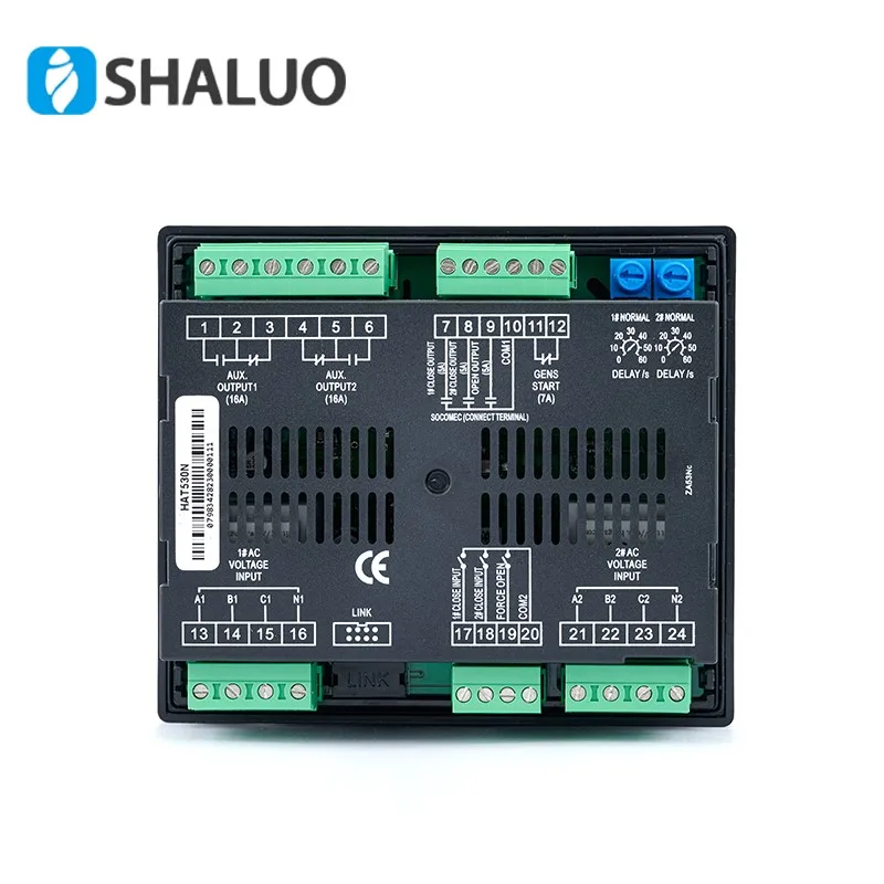 Imagem -03 - Ats Gerador de Energia Dupla Módulo Controlador Interruptor Transferência Automática Painel Controle Gerador Peças Acessórios Hat520n Hat530n