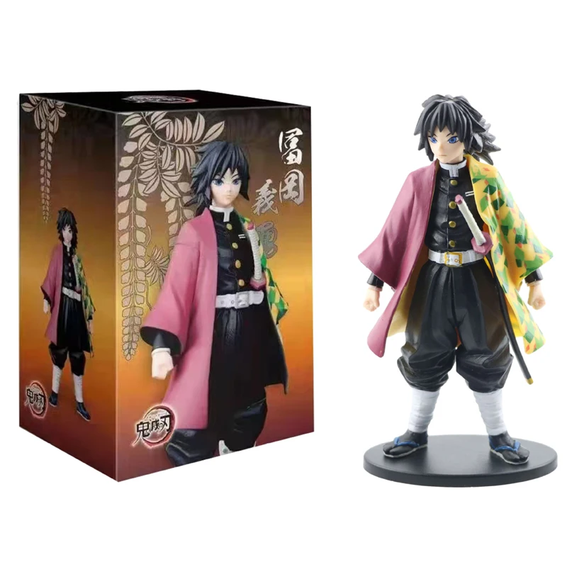 Demon Slayer Rui Kimetsu no Yaiba Nezuko Kyoujurou Tanjirou Inosuke Shinobu Zenitsu Action Figure Anime Figurine Toys 6pcs/set