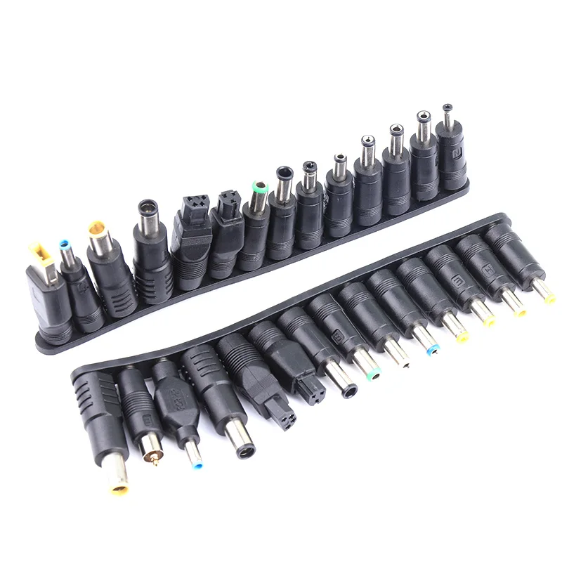 56 pcs/set Universal Plug 56pcs DC Power 5.5x2.1mm DC head Jack Charger to Plug Power Adapter for Notebook Laptop High Quality