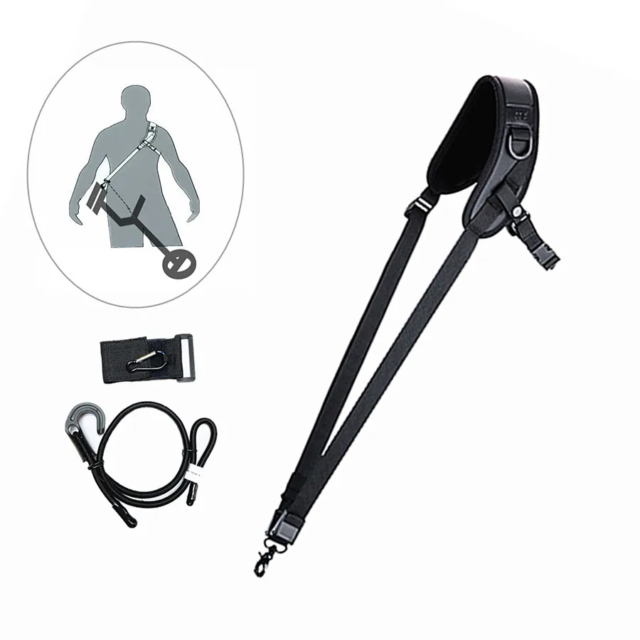 Generic metal Detecting Accessories Load-Bearing strap Harness Sling Support for Garrett Bounty Hunter GPX