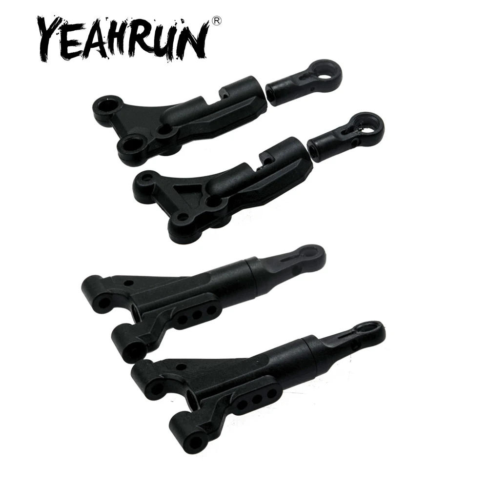 YEAHRUN Front Composite Upper Lower Suspension Arm for 3Racing Sakura D4 AWD RWD 1/10 RC Drift Racing Car Parts Accessories