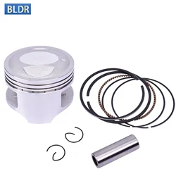 66mm 200CC Motorcycle Engine 1 Cylinder Piston Rings Kit Pin 16mm Height 47mm For Suzuki DR200 DF200 GS200 GS DF DR 200