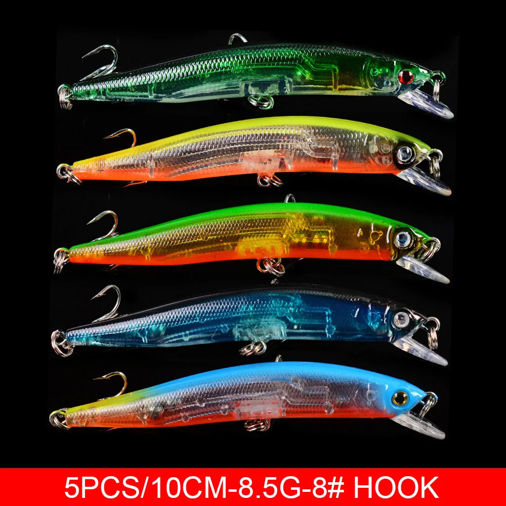 40Pcs/Set Almighty Mixed Fishing Lure Kits Wobbler Crankbait Swimbait Minnow Hard Baits Spiners Carp Bait Set Fishing Tackle Set