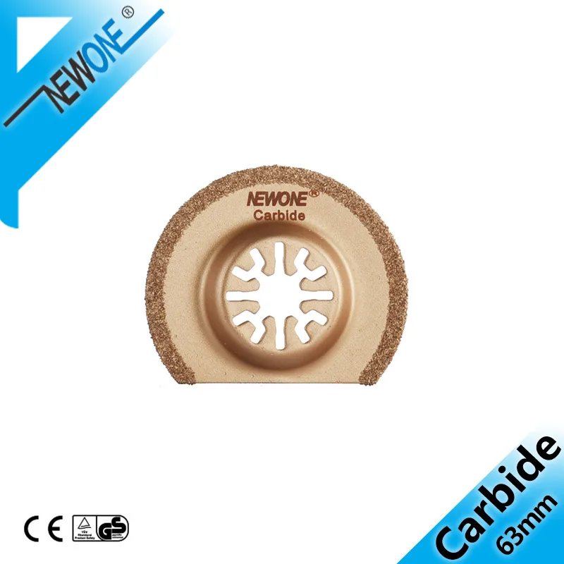 NEWONE 3pcs Oscillating Segment Multifunction Tool Carbide Saw Blade, Oscillating Multi tool Set, Carbide Oscillating Saw Blades