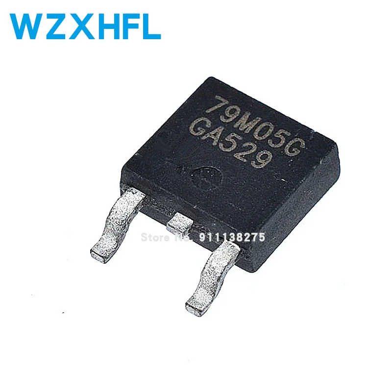 5pieces MC79M05CDTRKG TO-252 79M05G 0.5A 5V LDO)