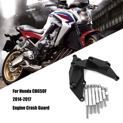 오토바이 엔진 크래시 가드 고정자 커버 슬라이더 프로텍터, 혼다 CB650F CBR650F CB CBR 650F 650 F 2014 2015 2016 2017
