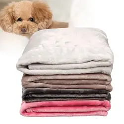 Winter Warm Soft Flannel Pet Cats Dog Blanket Puppy Bed Sleeping Mat Soft And Comfortable Hand Washable Sleeping Cushions 2021