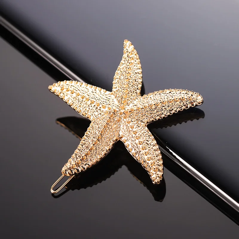 Starfish Hair Pins Barrettes Star Hair Clips Hair Styling Hairpins for Women Hair Accessories Girls Hairgrips Headwear