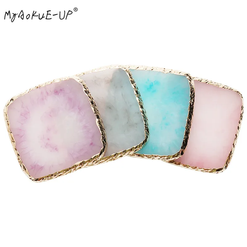 1 Pc Square Lashes Glue Holder False Eyelash Extension Stand Pallet Pad Resin Eyelashes Extension Women Makeup Tools