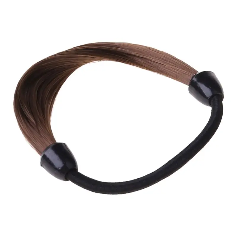 Fashion Women Straight Wig Elastic Hair Band Rope Scrunchie Ponytail Holder