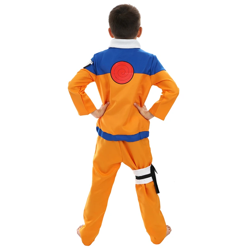 Costumes de cosplay anime classique pour enfants, Uzumaki Narut, taille européenne, livraison gratuite