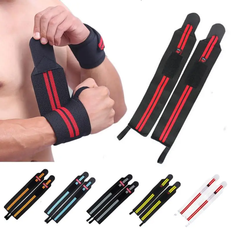 1Pcs Wristband Wrist Support Weight Lifting Gym Training Wrist Support Brace Straps Wraps Bandage Crossfit Powerlifting