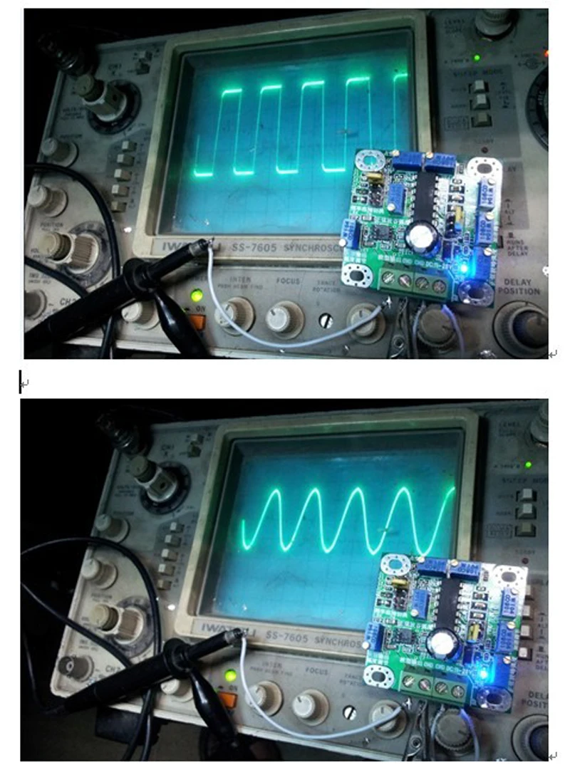 10Hz-300KHz PWM Signal Generator Module - Square wave & Triangle wave & sawtooth wave Sine wave generator DC 12V 24V