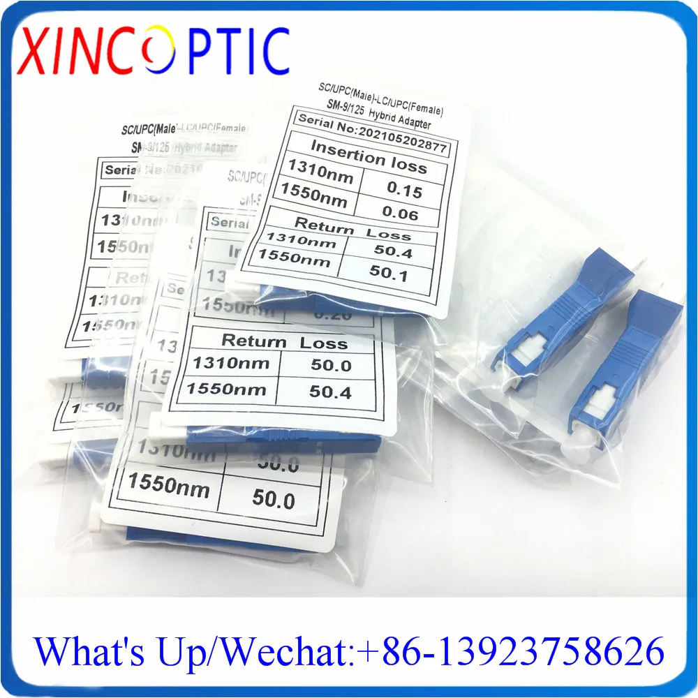 SC to LC Connector Adaptor Singlemode UPC,SCUPC Female to Male Multimode SM Simplex Fiber Optic Adapter