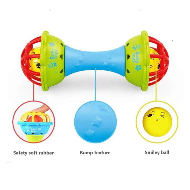 Baby Rasseln Spielzeug Cartoon Hand Weiche Klopfen Ausbildung Greifen Fähigkeit Rassel Frühen Pädagogisches Spielzeug Für Kind Hand Glocke Baby Spielzeug