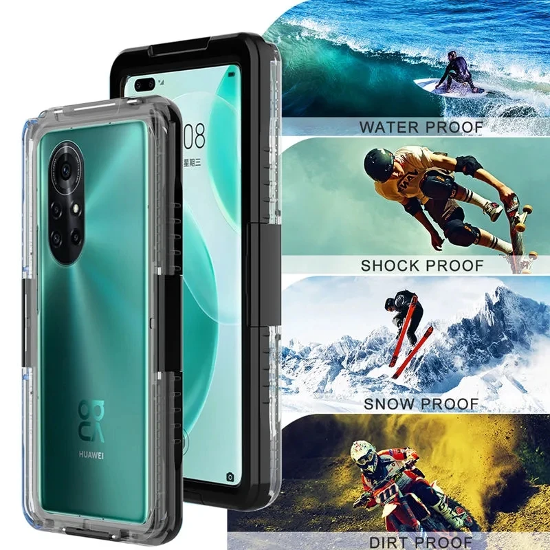 IP68 Waterproof Case For Xiaomi 14 pro 13 12s 11 ultra POCO F5 F4 F3 Redmi note 13 12 11 10 pro Full Protection Shockproof Cover