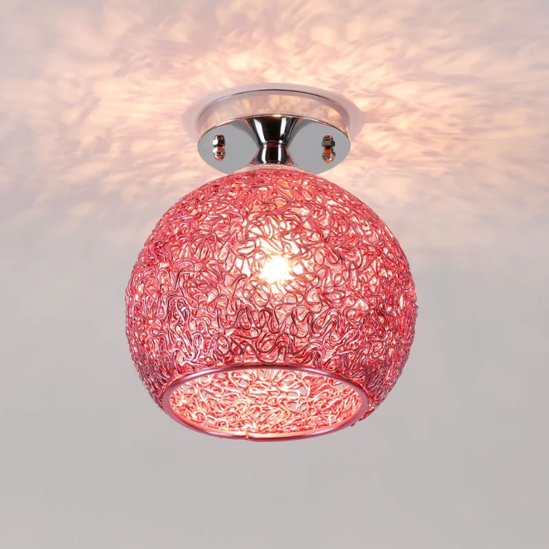 Plafoniere moderne a LED Creative luci a sfera in vetro decorazioni per la casa lampade da soffitto minimaliste per interni