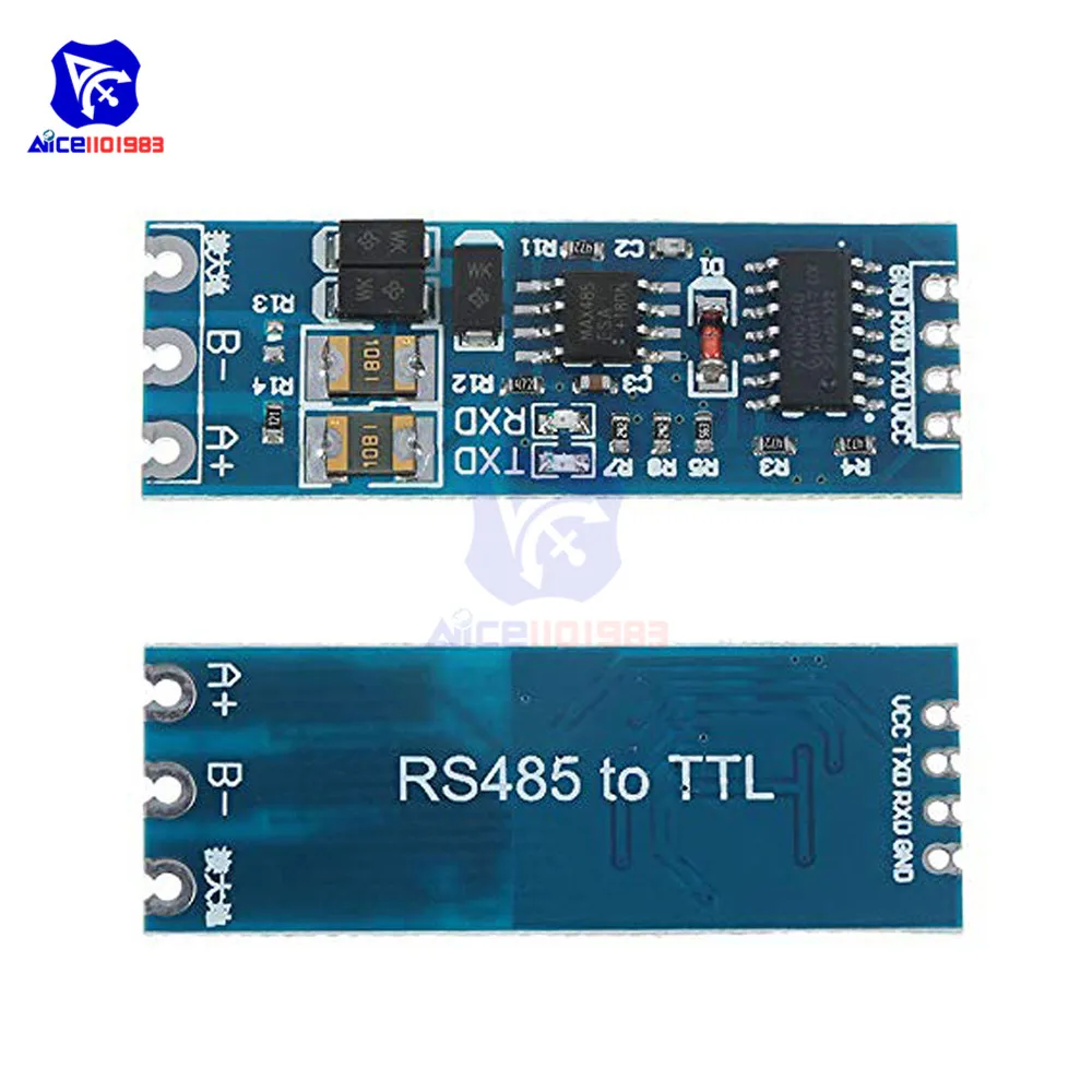 Diymore-UART Serial Port Converter Módulo Função, RS485 para TTL Converter, SCM Módulo de Controle Automático de Fluxo