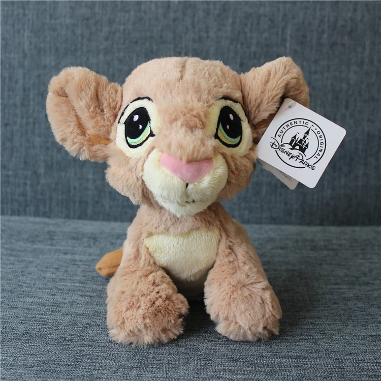 Disney Movie The Lion King Baby Simba And Baby Nala Plush Stuffed Toy Dolls 23cm