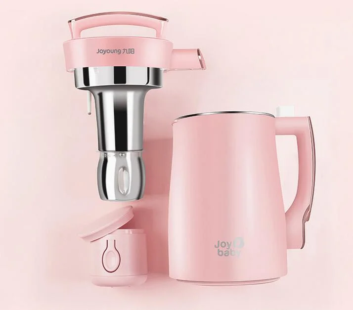 Joyoung Hộ Gia Đình Làm Sữa Đậu Nành DJ13B-D08D Cơm Dán Nhà Bổ Nhiệm Mama Cho Bé Bổ Sung Máy 1.2L Hồng 220V