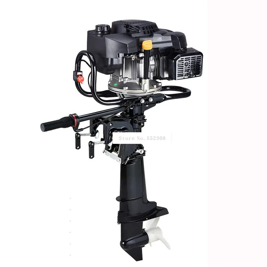 

9 Horsepower Boat Outboard Engine Air-cooling Gasoline Fuel Short Shaft Four 4 strok Outboard Motor For Inflatable Boat