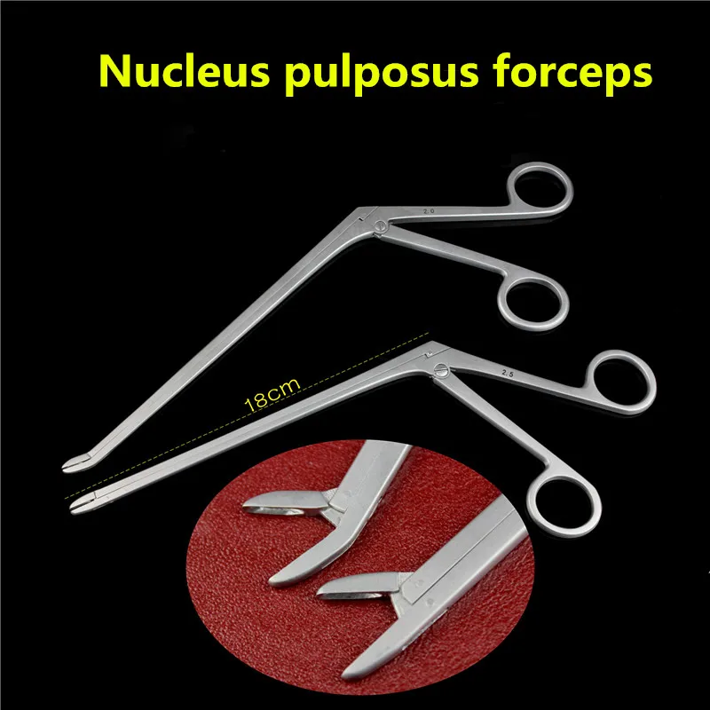 Orthopedic instrument spine lamina nucleus pulposus medical bone biting scissors animal vocal cord cutting forceps dismantle