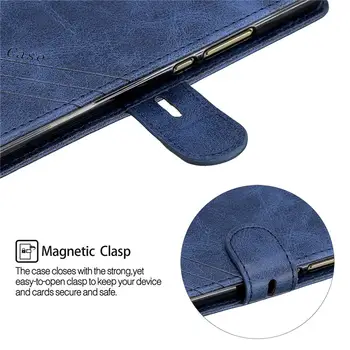 Pouzdro/kryt pro Huawei P9 Lite, kožené flipové pouzdro pro Huawei P9 Lite, luxusní magnetické peněženka. 10 nejlepší prodej Pouzdro na Huawei P9 - №3