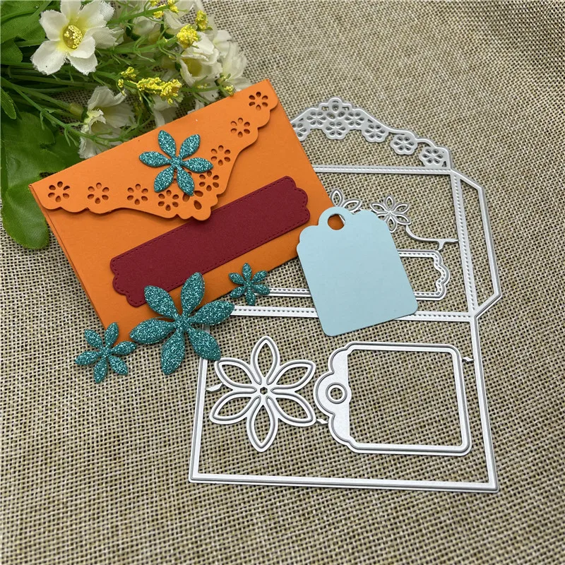 envelope gift box flower Metal Cutting Dies Stencils For DIY Scrapbooking Decorative Embossing Handcraft Template