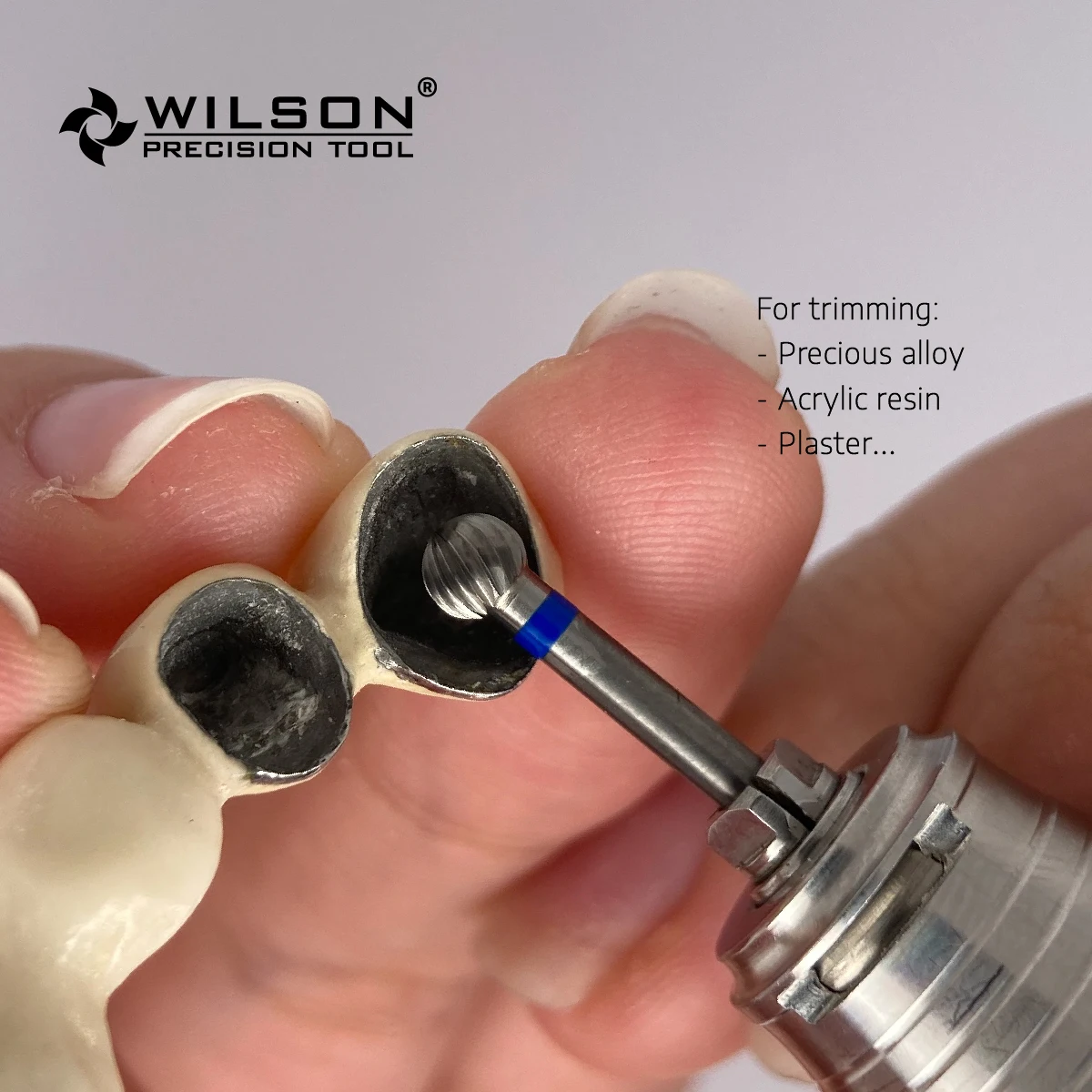 WilsonDental Burs 5000903 Pieza De Baja Velocidad Tools Tungsten Carbide Dental  for Trimming Plaster/Acrylic/Metal