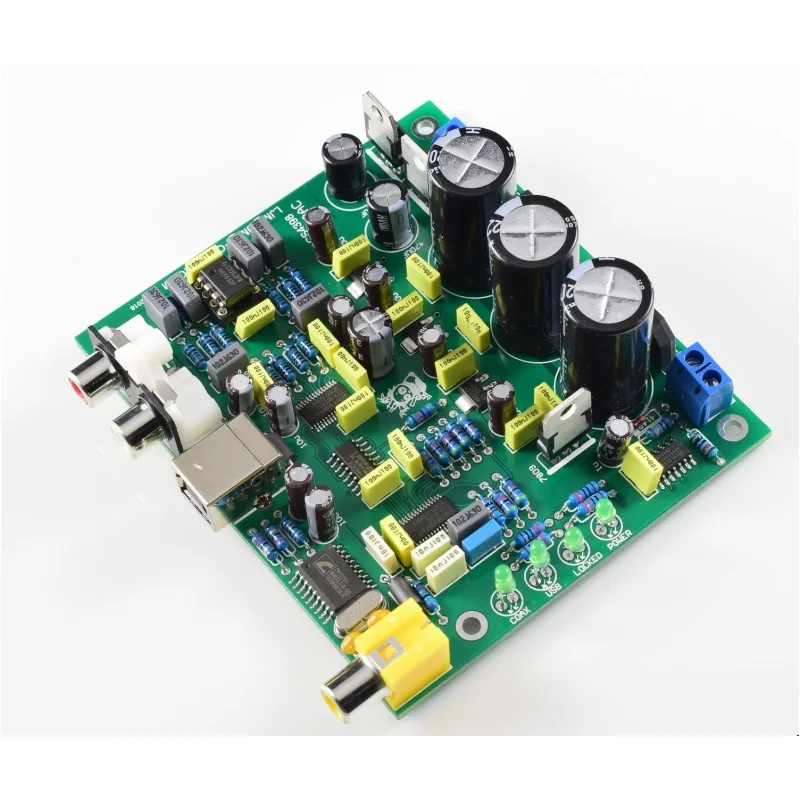 DIY KIT CS8416 CS4398 Audio DAC board USB coaxial DAC 192K 24BIT Board AC 15V-0-AC15V