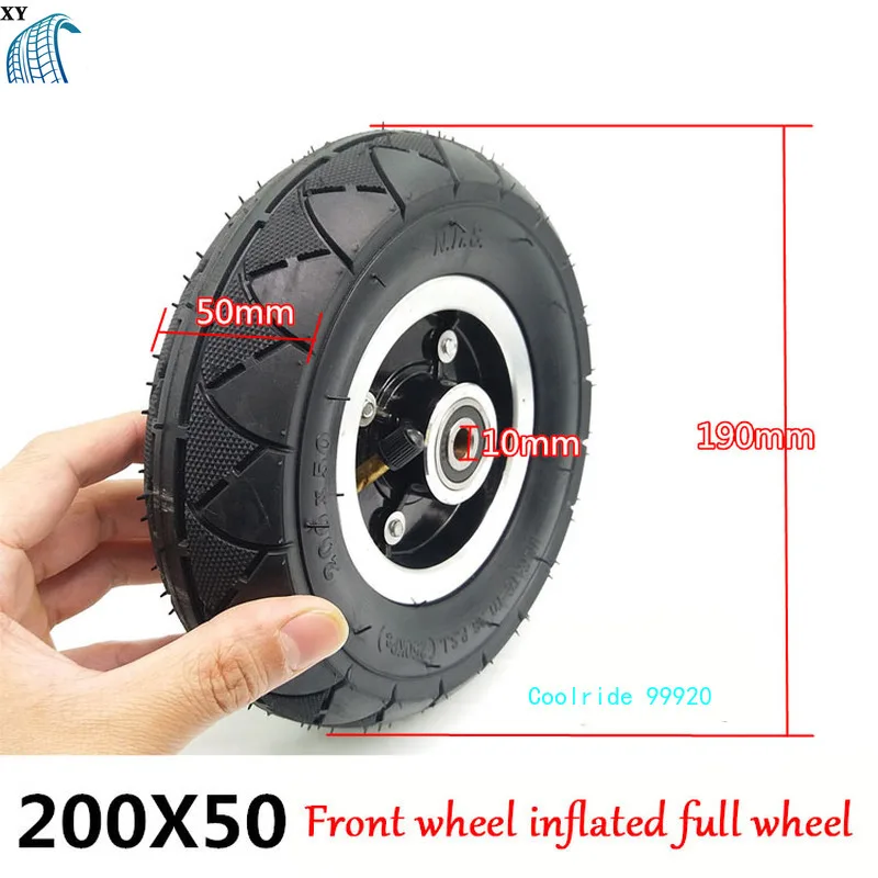 

Thickened 200x50 Outer Tire 200 * 50 Inner Tube 8 Inch Electric Scooter Inner and Outer Tire Belt Punching Inflated Rear Wheel