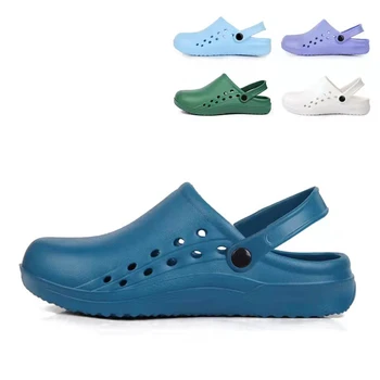 Klassische Clog-Krankenschwesterschuhe für Herren und Damen, Scrub-Clogs, EVA, medizinische Arbeit, rutschfeste Arbeitshausschuhe, Sandale, klassische Clogs XO6-01