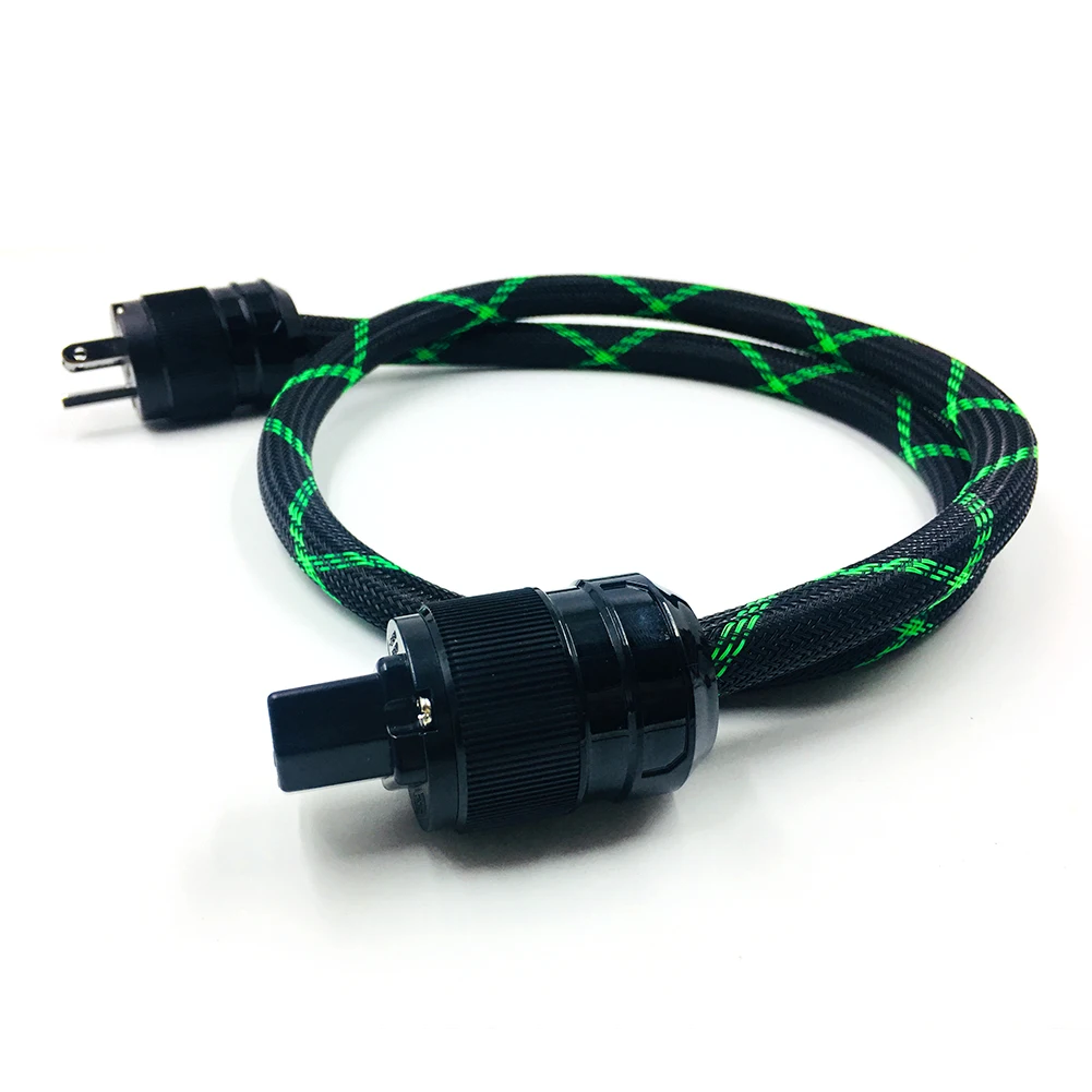 Free shipping  314ag OFC Power pure Copper power Cable High Quality US Standard Power Cord For DVD VCD Amplifer Multimedia