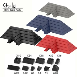 150Pcs/lot Roof Tiles Pack Brick Pack Building Block Brick Assembles Particles for House Design Enlighten DIY Set Toys Gifts